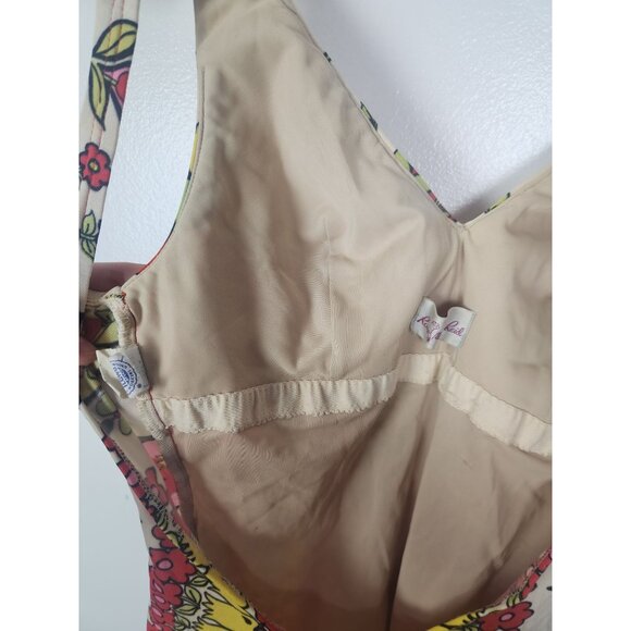 Vtg. 60's Women's Sz. S Rose Marie Reid Floral Retro One Piece Swimsuit - Picture 11 of 11
